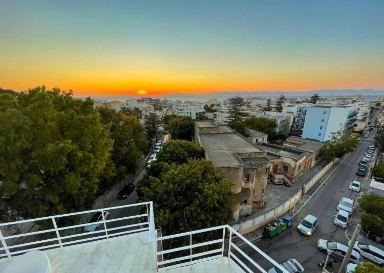 Ferienwohnung Panoramic View - Penthouse Rhodes City Exterior foto